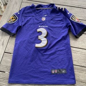 NFL Kids Purple Baltimore #3 Odell Beckham Jr Ravens Jersey Size Small (8)